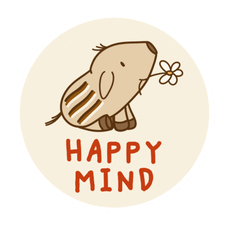 Happy Mind Sticker by Mister O‘Lui