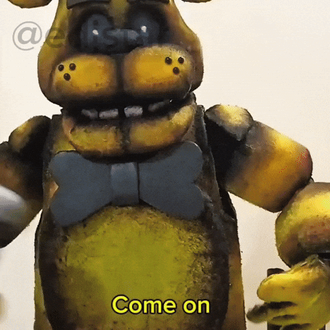 Golden Freddy GIF