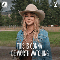 Cowgirl Im Excited GIF by Yellowstone