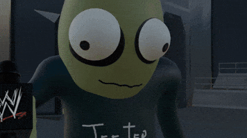 Wrestle Salad Fingers GIF