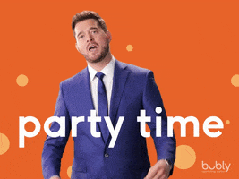 Michael Buble Party Time GIF by bubly
