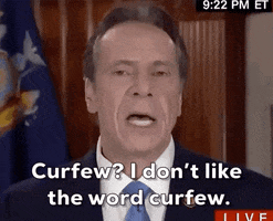 Andrew Cuomo Curfew GIF