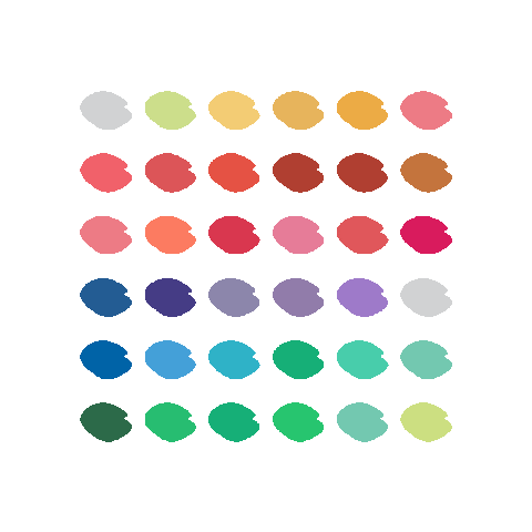 Spring Palette Sticker by Cromos