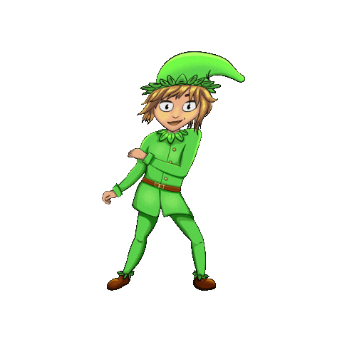 Tizzy The Elf Sticker