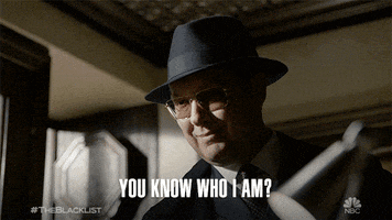 you know who i am nbc GIF by The Blacklist