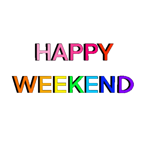 Weekend Happyweekend Sticker by Charliecosmetics