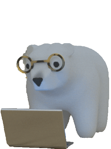 Jump Bear Sticker