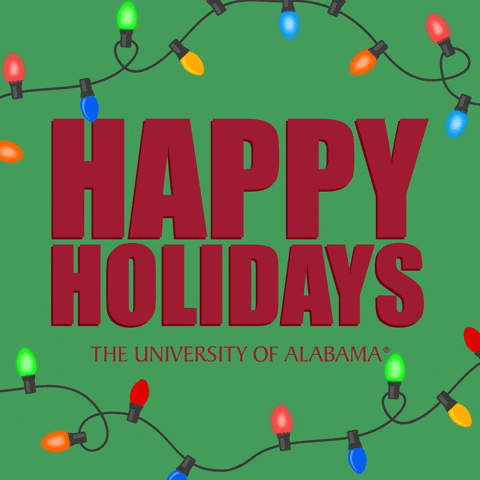Holiday GIF by The University of Alabama