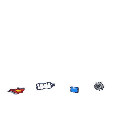 Agua Basura Sticker by Piraña Animación