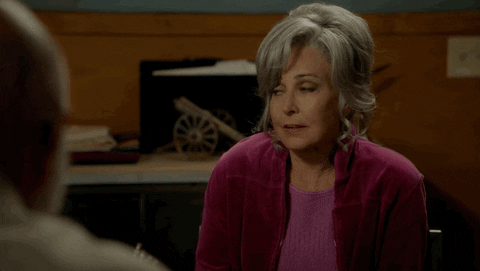 Angry Annie Potts GIF by CBS - Find & Share on GIPHY