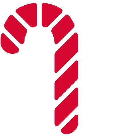 Rot Zuckerstange Sticker by HWR Berlin