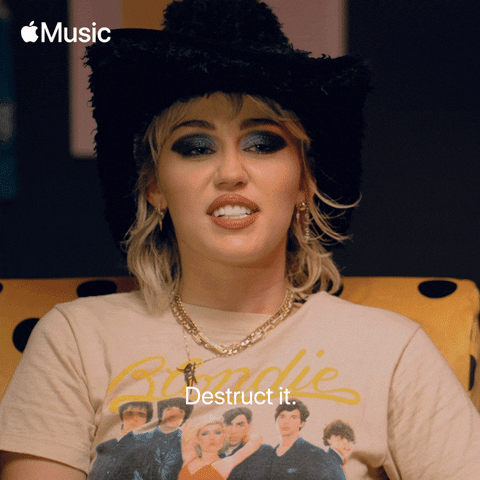Break Down Miley Cyrus GIF by Apple Music