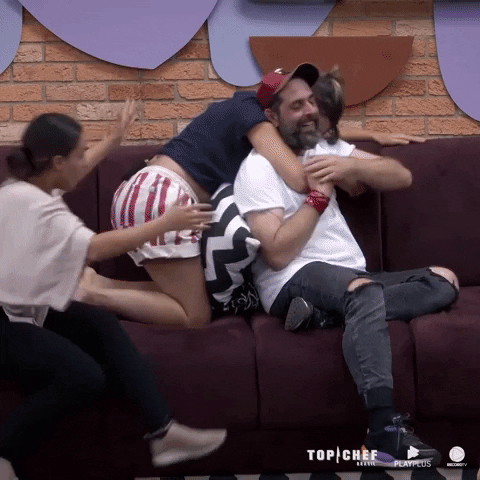 Top Chef Hug GIF by Top Chef Brasil