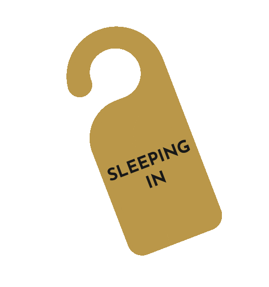 Vacation Sleeping Sticker by The Barö