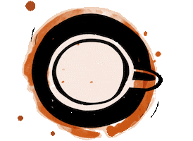 Cafe Latte Coffee Sticker