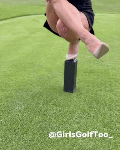 Golfing Golf Course GIF