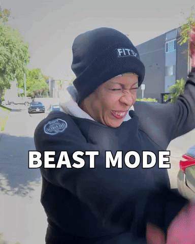 Beast Mode Fighting GIF by Holly Logan