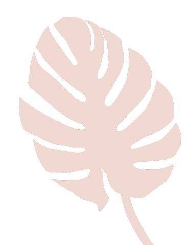 Pink Leaves Sticker