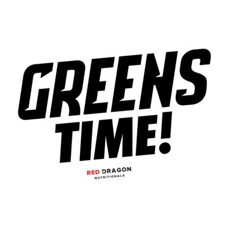 Supplement Greens Sticker by Red Dragon Nutritionals
