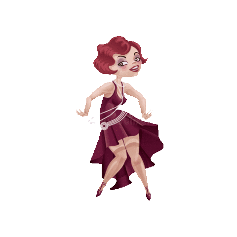 Hot Girl Sticker