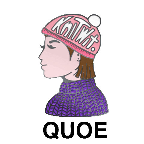 Brain Crochet Sticker