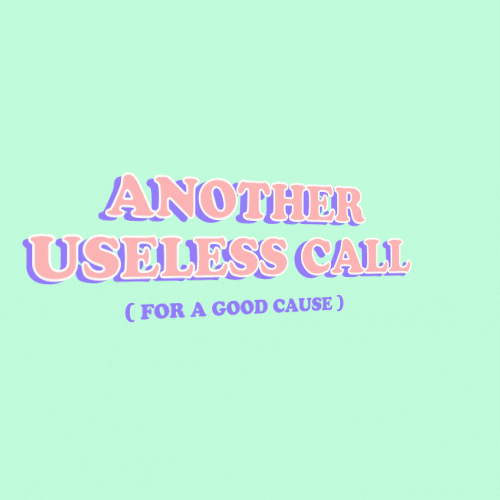 Adsomenoise video tired phone call GIF