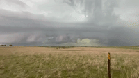 Wall of Clouds Rolls in as Severe Thunderstorms Lash Kansas