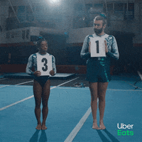 Judging Simone Biles Gif By Uber Eats Find Share On Giphy