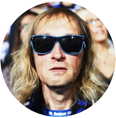 Vfl Bochum Brille Sticker by hartaufhart