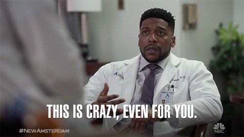 This Is Crazy Season 1 GIF by New Amsterdam - Find & Share on GIPHY