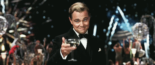 Leo-champagne GIFs - Get the best GIF on GIPHY