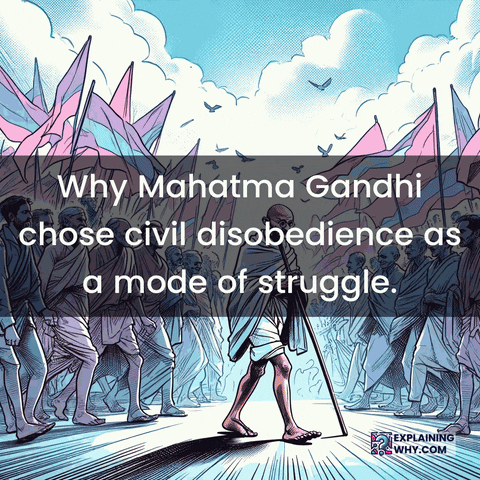 Civil Disobedience India GIF by ExplainingWhy.com