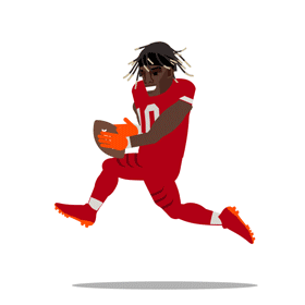 football touchdown emoji