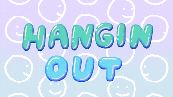 Hanging Out Smiley Face GIF by Holler Studios