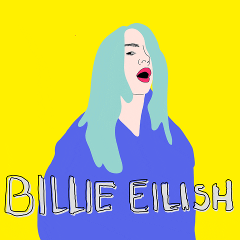 Billie Eilish Artist GIF by doña batata