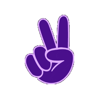 Peace Purpleday Sticker