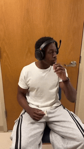 Headphones Trash Music GIF