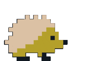 Hedgehog Sticker by ViaLucia