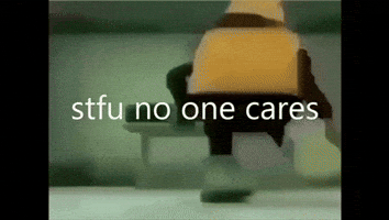 No One Cares Idiot GIF
