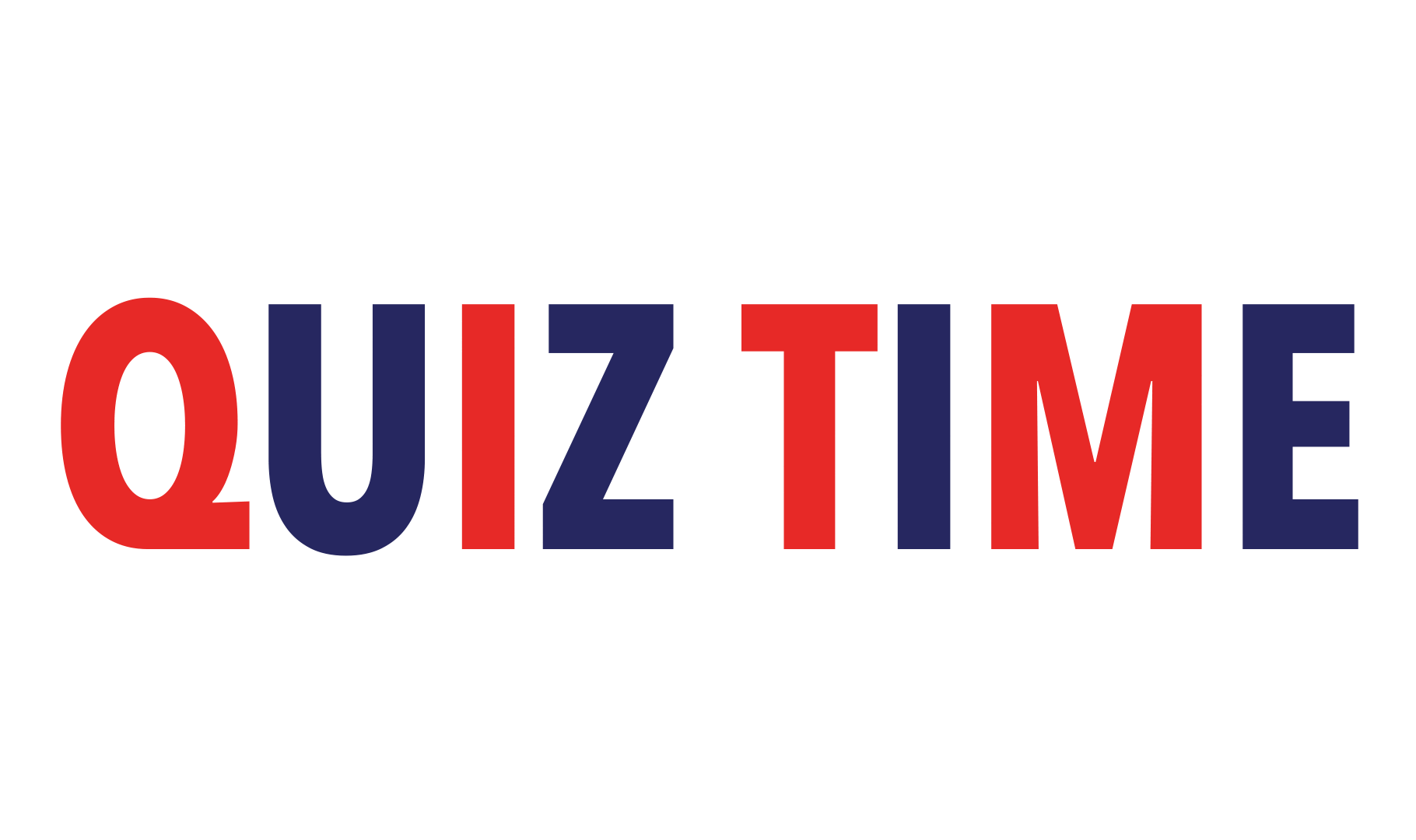 Quiz Time Sticker Quiz Time Square Isolated Sign Quiz Time Label