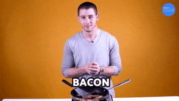 Nick Jonas Bacon GIF by BuzzFeed