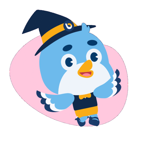 Excited Owl Sticker by Accurate Indonesia