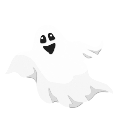 Halloween Ghost Sticker by Rotbaeckchensaft