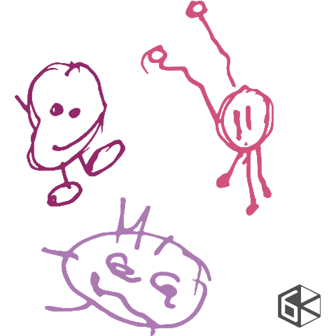 Kopvoeters Sticker by Corsogroep 6kamp