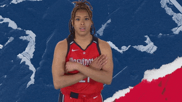 Womens Basketball Shrug GIF by Washington Mystics