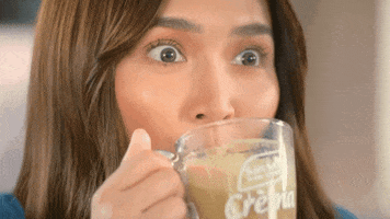Kathryn Bernardo Drinking GIF by San Mig Coffee