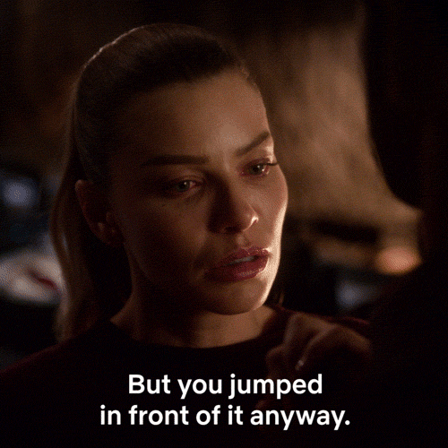 Image result for lucifer gif jumped in front