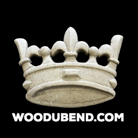 woodubend queen king diy crown GIF