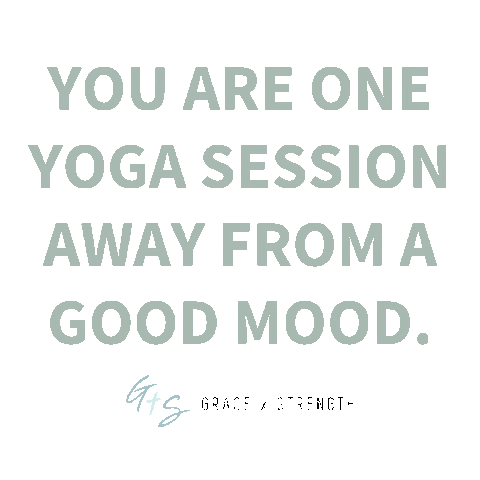 Yoga Class Sticker by Grace x Strength