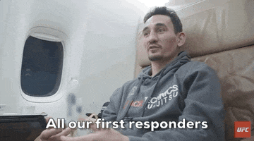 Max Holloway First Responders GIF by UFC